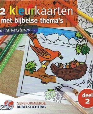 12 kleurkaarten dl2 met bijbelse thema s