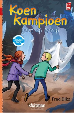 Koen kampioen omkeerboek op kamp/in de k