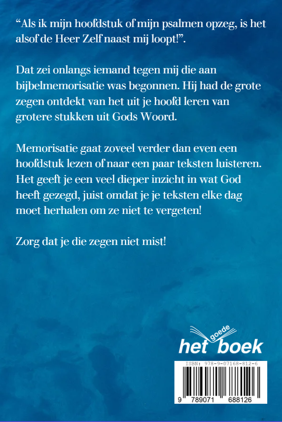 De vreugde van BIJBEL memorisatie - Als een boom geplant aan waterstromen