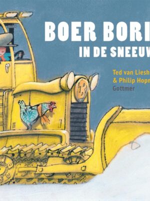 Boer boris in de sneeuw