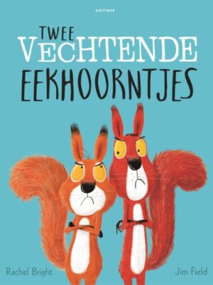 Twee vechtende eekhoorntjes