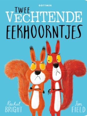 Twee vechtende eekhoorntjes