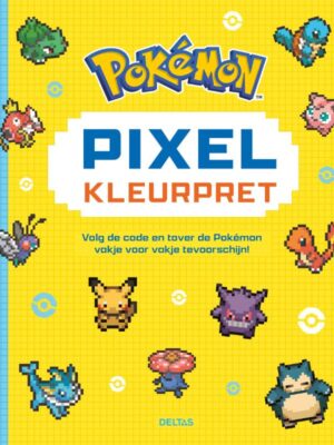Pokémon pixel kleurpret
