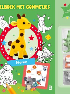 Speelboek met gommetjes: Dieren