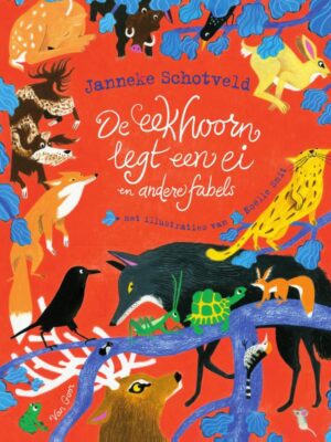Eekhoorn legt een ei