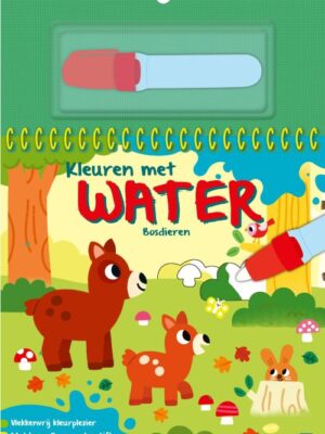 Kleuren met water: Bosdieren