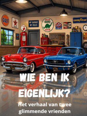 Flyer - "Wie ben ik? Het verhaal van twee glimmende vrienden - 25st.
