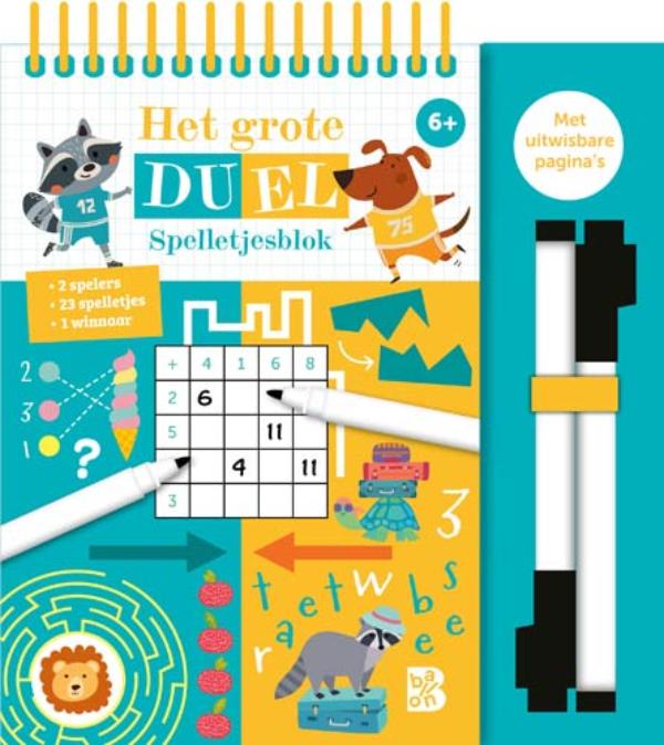 Grote duel spelletjesblok 6+