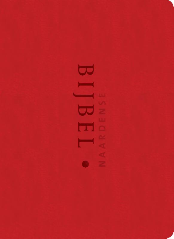 Naardense bijbel rood foedraal vivella