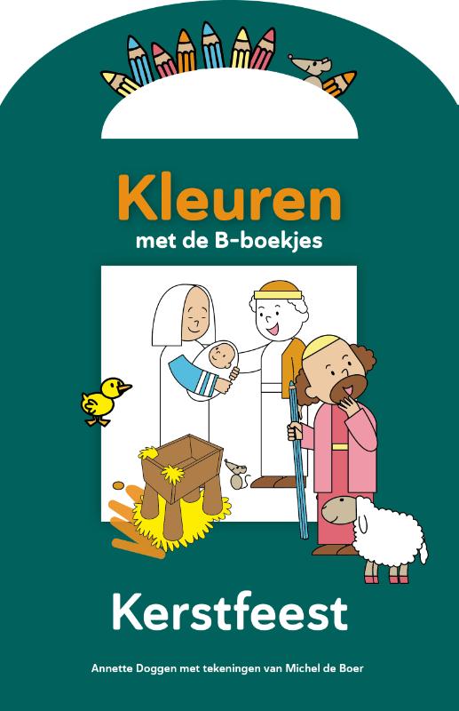 Kleurboek B-boekje kerstfeest