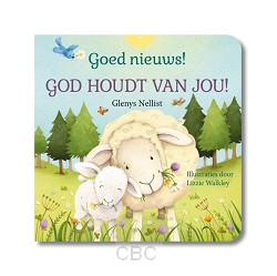 Goed nieuws! God houdt van jou! 14x14cm