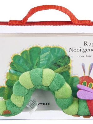 Rupsje nooitgenoeg + pluchen rups