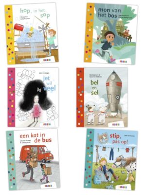 Pakket leren lezen AVI M3 2 (6 titels)