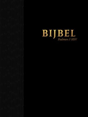 Bijbel hsv met psalmen hardcover zwart