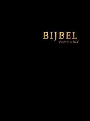 Bijbel hsv met psalmen zwart leer index