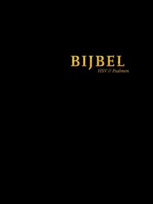 Bijbel HSV psalmen zwart hardcover
