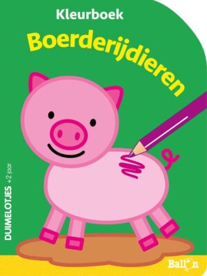 Boerderijdieren kleurboek 2+